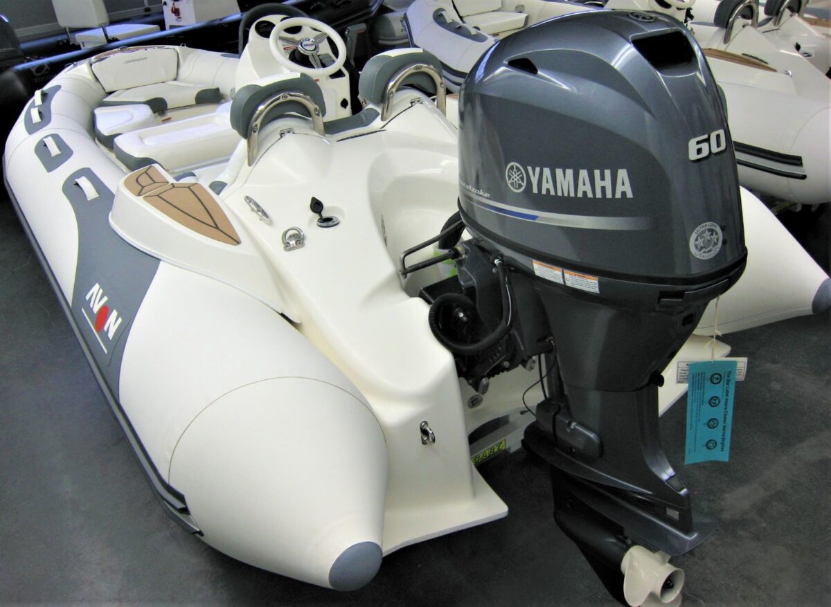 Avon SeaSport 440 Deluxe with Yamaha F60 Outboard