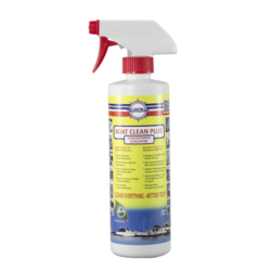 BOAT CLEAN PLUS is a Free Rinsing, Deep Penetrating, Concentrated, Water Based, Water Activated, Boat Cleaner and Degreaser.